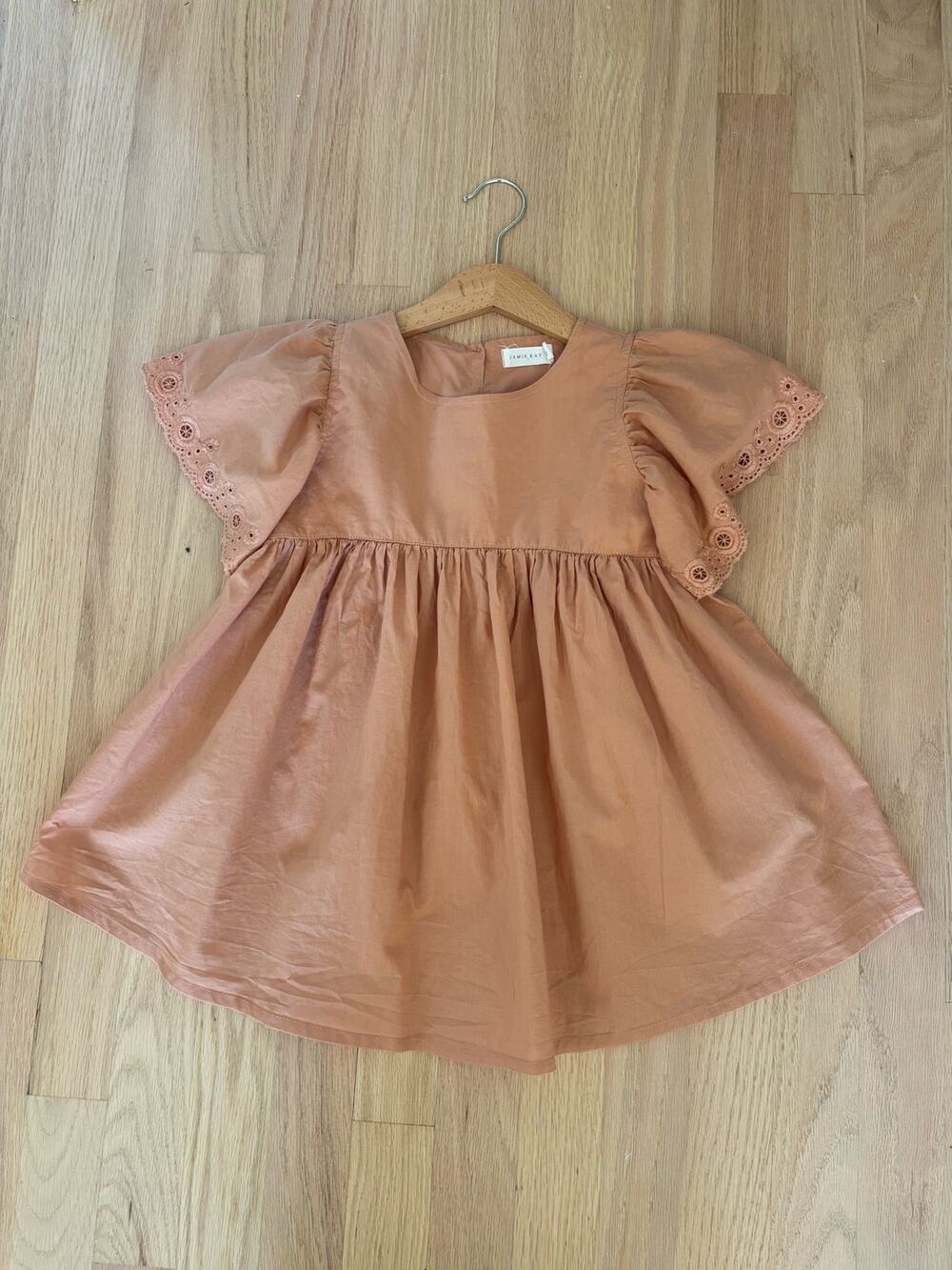 Jamie Kay Cotton Dress Peach 4T